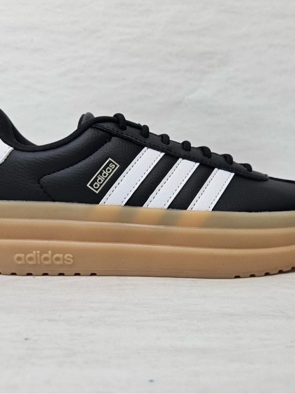 Adidas VL Court Bold Women’s Black/White Gum Sneakers - Picture 5 of 8